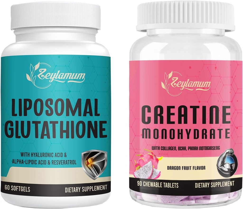 Lipozomálny glutatión 1 balenie a kreatínmonohydrát 1 balenie