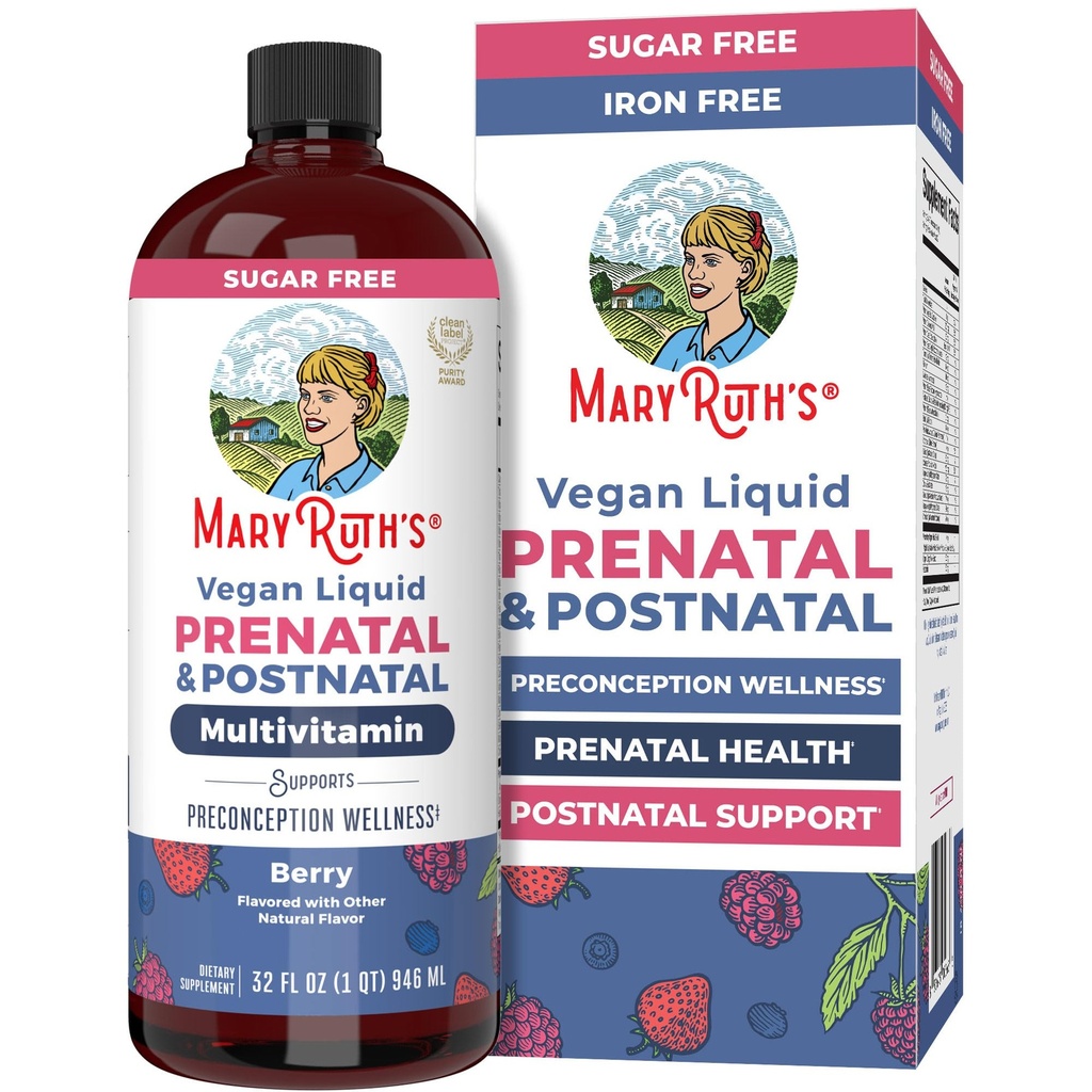 MaryRuth Organics Postnatálne a prenatálne vitamíny pre ženy 