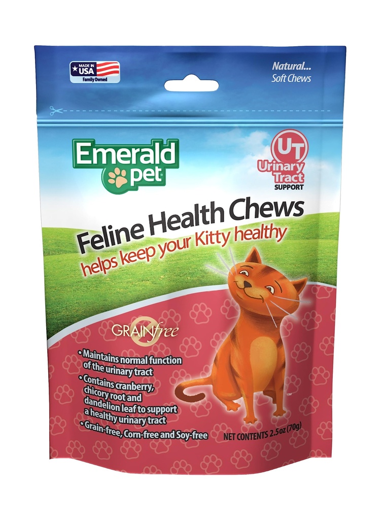 Emerald Pet Feline Health Chews UT Support 