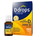 Drops Dospelí 2000IU 180 kvapky - Tekutý vitamín D3 doplnok, Podpora silné kosti a imunitný systém