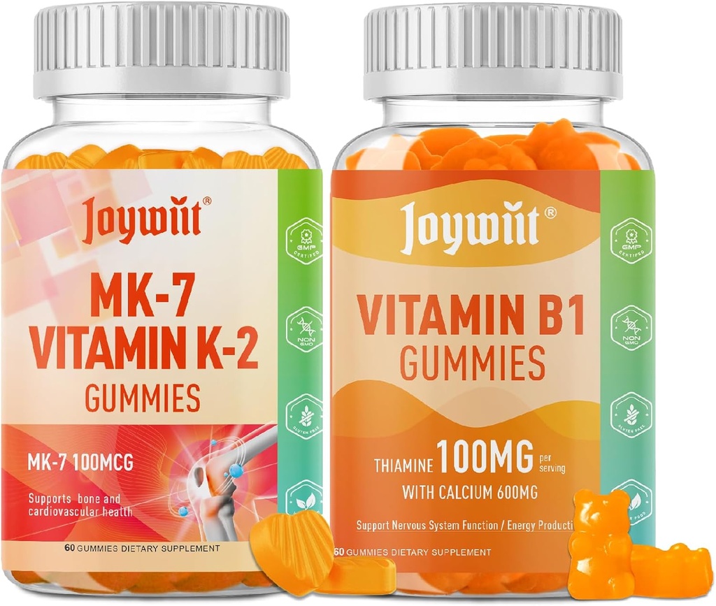 Vitamín B1 Gummy a vitamín K2 MK7 Gummy