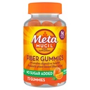 Metamucil Fiber Gummies pre dospelých, žiadny cukor pridaný Orange flavor, 5g Plant Based Prebiotic Fiber Supplement Blend, 72 Počet