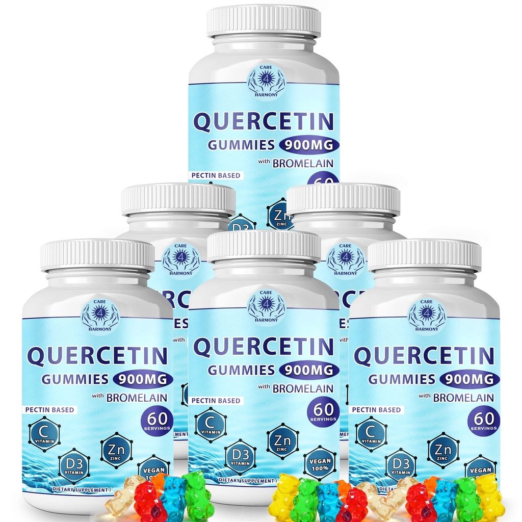 Quercetin Gummies - Quercetin s hypromínom Vitamín C + zinok Vitamín D3 