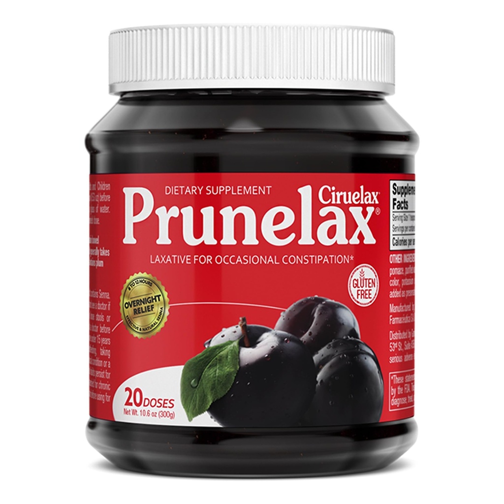 Prun relax/ Cirulax Pravidelná sila Laxatívny džem - bezlepkový prírodný preháňadlo pre príležitostnú zápcha - 10,6 Oz