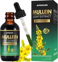Mullein kvapky na pľúca - Pľúcne čistenie - List extrakt - Bylinné doplnky - Výkonný Mullein pre imunitnú podporu,Detox a podpora dýchania - 2 fl oz