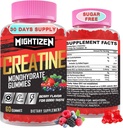 Monohydrát kreatínu Gummy pre mužov a ženy, Kreatín pre ženy Žuvačky Kreatín Monohydrát s taurínom a vitamínom B12, Gumičky pred cvičením pre maximálnu silu, energiu a vytrvalosť, Berry 60 Počet
