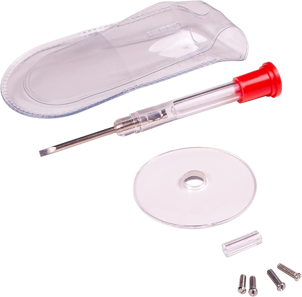 Apex okuliare Oprava Kit - Okuliare Oprava Kit s malým skrutkovačom, Eyesklass Skrutky, Magnifikačné sklo, Skrutkovač Sprievodca, & Storage Pouch - Universal Očné sklo Opravy Kit pre čítanie Okuliare, & Slnečné okuliare