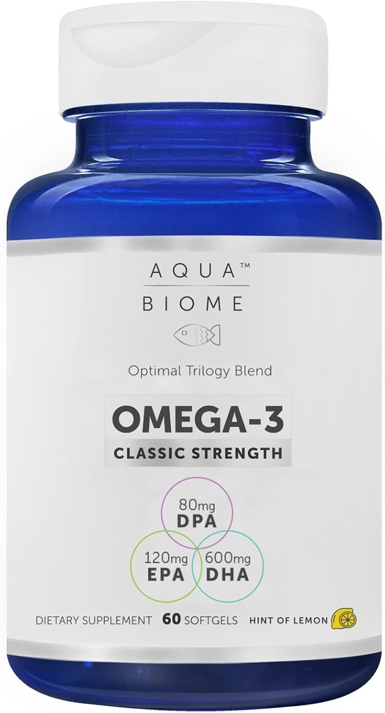 Enzymedica High Potency Fish Oil, EPA DHA Omega 3 dodatok 1 Mesiac Zásobovanie 