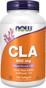 Teraz doplnky, CLA (Konjugovaná kyselina linolová) 800 mg, výživový olej, 180 Softgels
