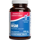 Methylsulfonylmethane MSM Supplement 1000mg - High Strength Soft Tissue & Joint Support Supplement with MSM from OptiMSM - Vegetariánska non-GMO & Made in the USA in cGMP Facilities - 60 Servings