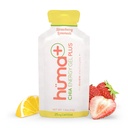 Huma Plus (Double Electrolytes) - chia Energy Gel, Strawberry Lemonade, 12 Gels, 25mg Kofeín - Žalúdok priateľsky, Real Food Energy Gels