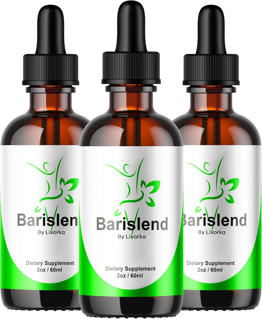 (3 balenia) Barislend kvapky, Barislen Liquid, Oficiálne Barislen Tekuté kvapky, Barislends Advanced Liquid Drop Formula, Barislend Drop Supplement Premium Liquid Supplement Support Support, 3 fľaše po dobu 3 mesiacov