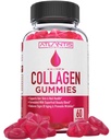 Atlantis Nutrition Collagen Peptidy Gummy pre ženy - Formulované s typ I & III - Vitamín & Superfruit Beauty Blend - Formulované na podporu vlasov, nechty a zdravie kože 