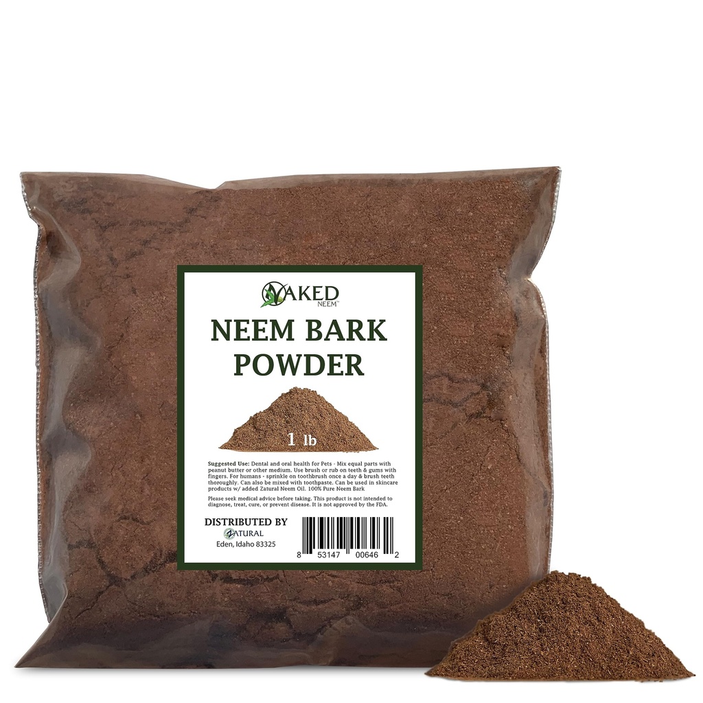 Neem Bark Zubná a tráviaca podpora - 16oz Zubný prášok