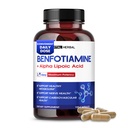 VITAL HERBAL Lipozomálne Benfotiamín s Alpha Lipoic Acid - Maximum Potency- Podpora zdravého metabolizmu - vyrobené v USA