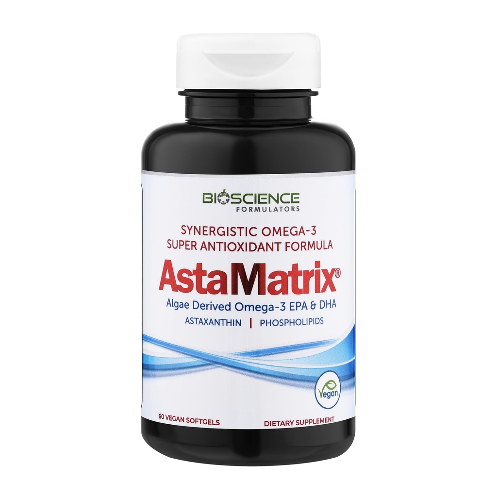 AstaMatrix® Algal Omega 3 DHA EPA Astaxantín Fosfolipidy 