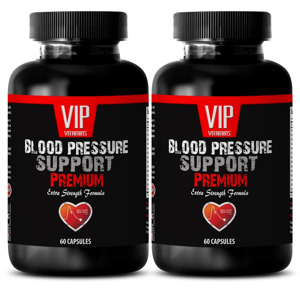 VIP VITAMINS Olive Leaf Extract Super sila - Podpora krvného tlaku - jesť viac ovocia (2 fľaše - 120 kapsuly)