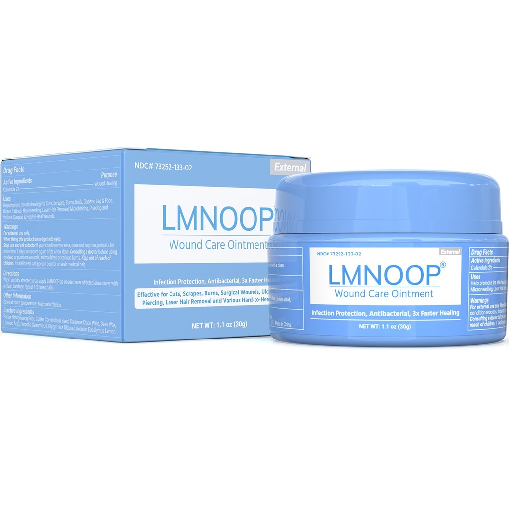 LMNOOP® Starostlivosť o rany - rýchle uzdravenie krém na ranu, maximálna oprava pre všetky vekové kategórie, rana liečiaca masť pre hlboké/otvorené/Surgické rany, bedory, diabetické rany, vredy, popáleniny, rezy