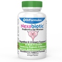 DrFormulas Cranberry Probiotiká pre ženy Vaginálne zdravie a močové cesty s Fiber Prebiotic & D Mannose 
