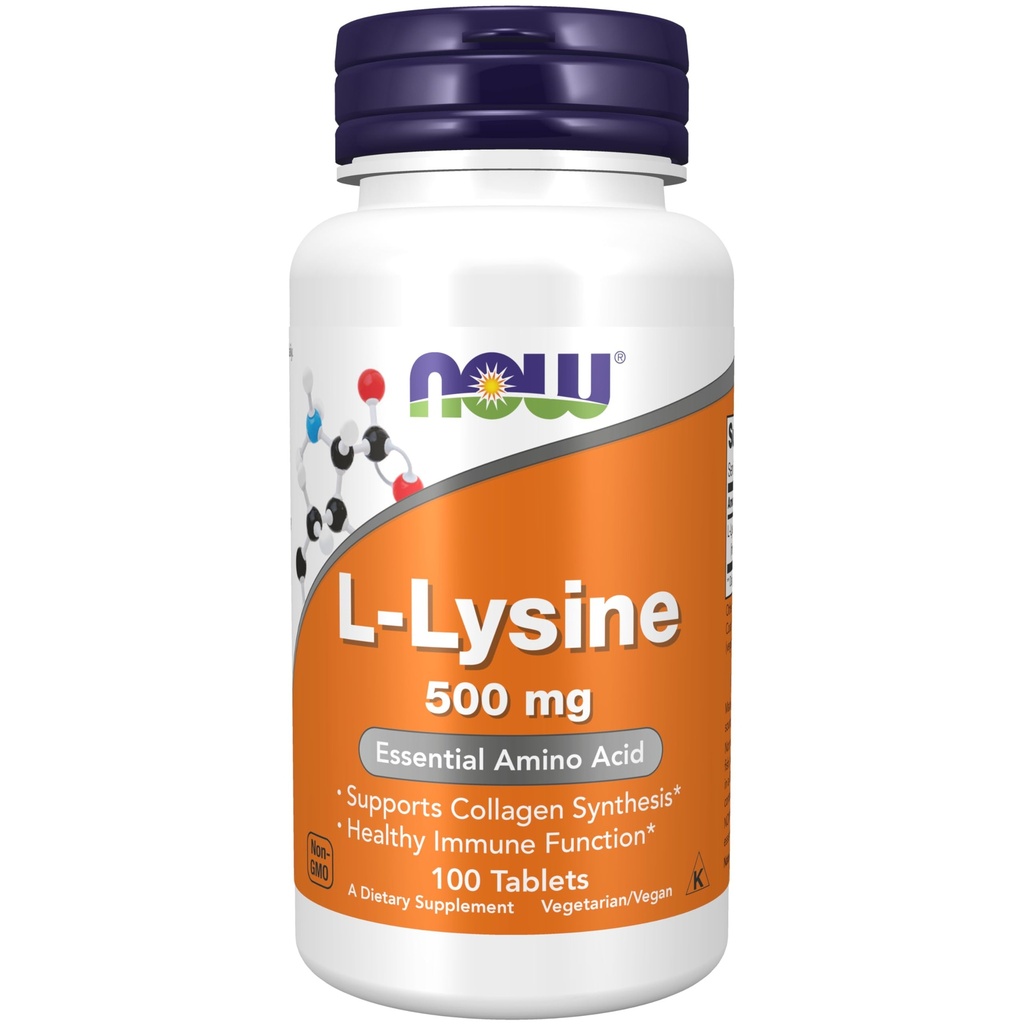 TERAZ Potraviny Doplnky, L-lyzín (L-lyzín hydrochlorid) 500 mg, Aminokyseliny, 100 gróf [balenie po 1) ]
