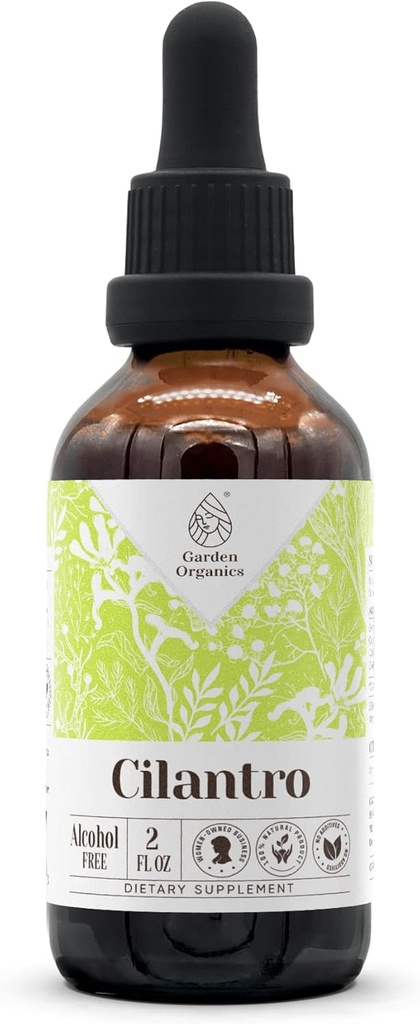 Cilantro bez alkoholu prírodný extrakt z tinktúry, Immune System Booster, tekuté kvapky vyrobené zo 100% Cilantro sušené Leaf (2 fl oz)