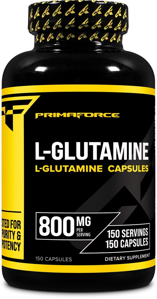 Primaforce L-Glutamine, 800 mg (150 kapsúl)