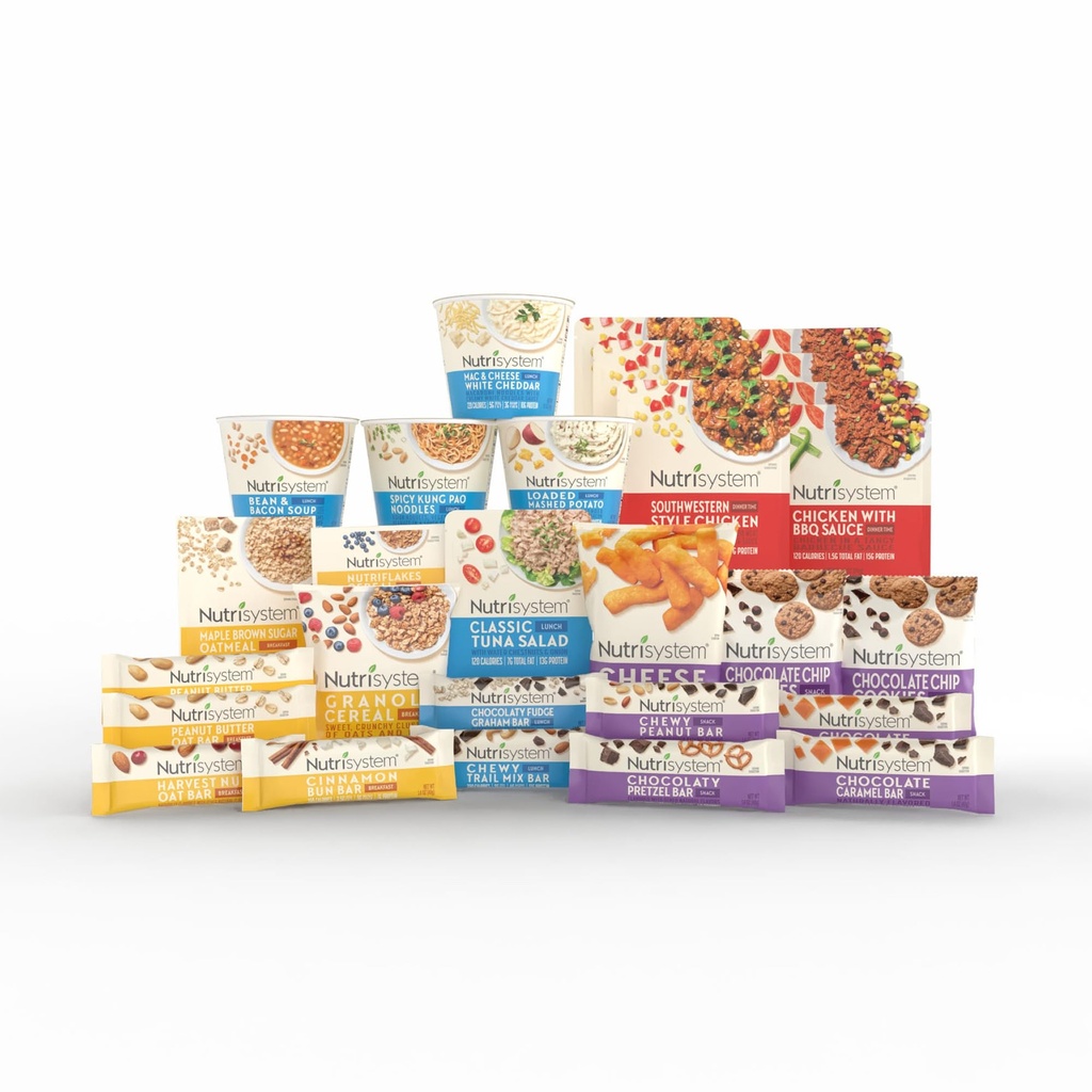 Nutrisystem® Kickstart Protein Powered 7-Day Chudnutie Kit s 28 Delicious Jedlá a Snacks
