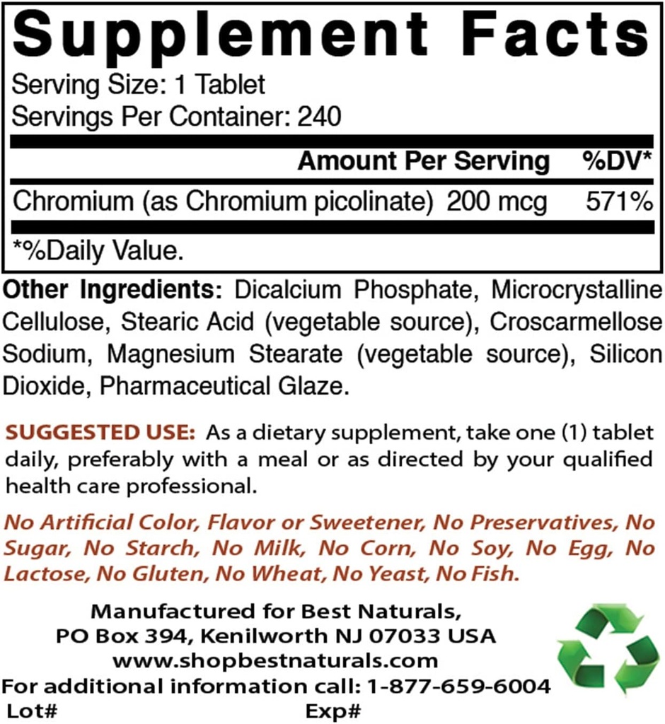 Pikolinát chromitý 200 μg a vitamín K2 (MK7) s D3