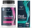 Promescent VitaFLUX Dámske oxidu dusnatého doplnok + splachovacie utierky pre dospelých, osobné čistenie Hygienické mokré utierky pre mužov a Feminine použitie