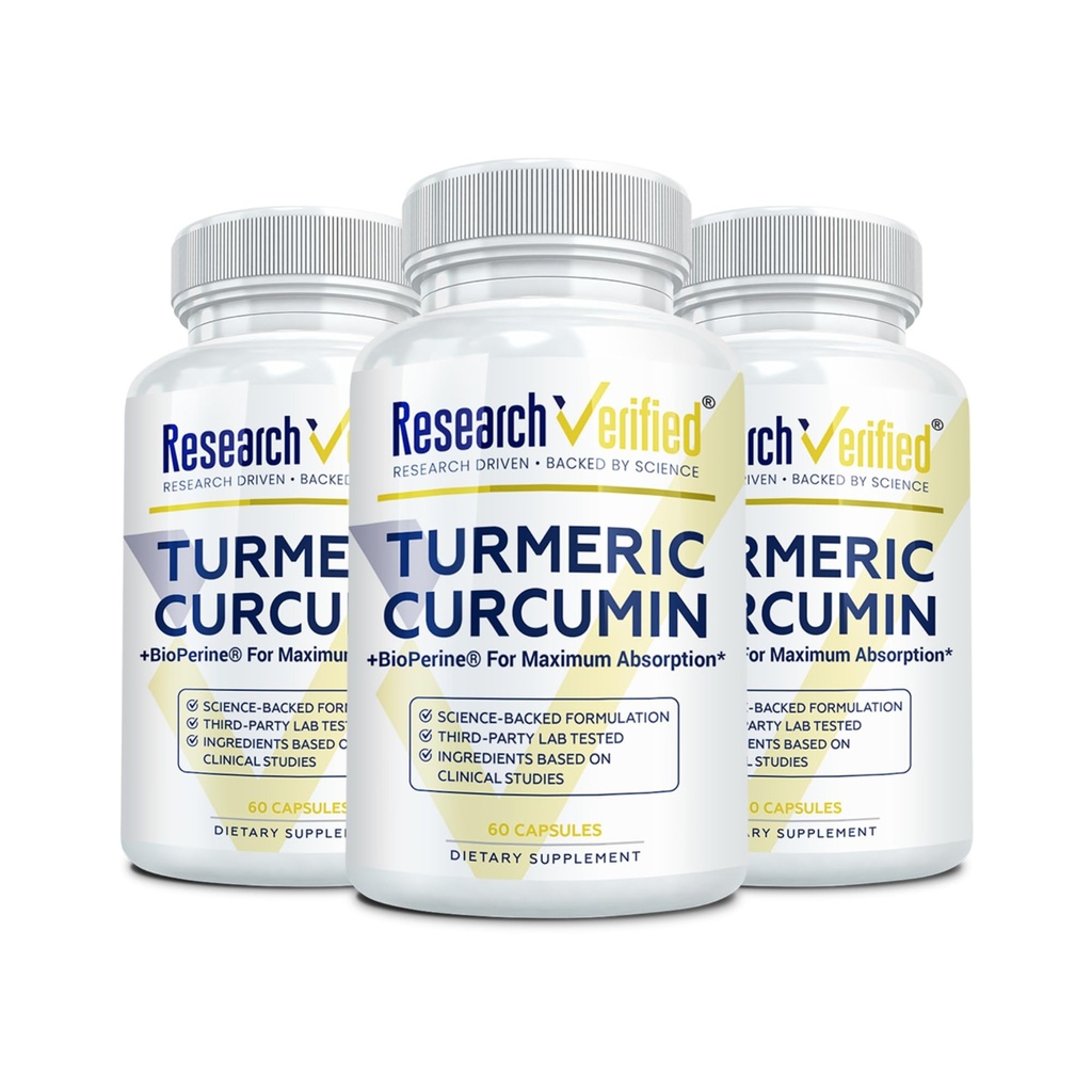 Výskum Overené kurkumín - s BioPerine, Curcumin C3 Complex - Vegan - Made in The USA - 180 Kapsule - Made in The USA