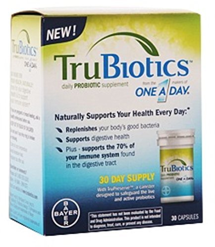 TruBiotics Daily Probiotic, 30 Kapsule - Bezlepkové, Soy Free Digestive + Immune Health Suplement for Men and Women (Pack of 2)
