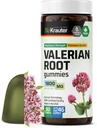 BIO KRAUTER Valerián Root Gummies - 1800 mg Sila - 90 Vegan Chews - No Melatonin - Podpora Relaxácia a pokoj - Valeriánsky koreňový extrakt