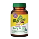 MegaFood Baby & Me 2 Prenatálne prebiotiká a probiotiká pre ženy a vývoj dieťaťa s 30 miliardami CFU, Vegetariánov a Non-GMO, 60 Caps (30 Servings)