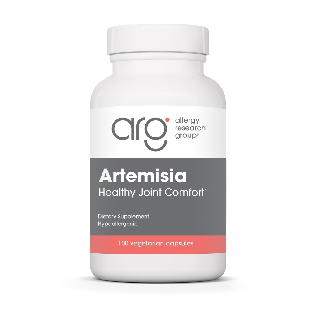 Alergia Research Group Artemisia Dietary Supplement - Microbial Balancer, Sweet Wormwood Extract, Hypoallergenic, Vegetariánske kapsule, Gluten Free - 100 Count