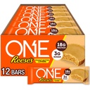 ONE Protein Bars, Reese's Arašidové maslo milovníci, lepok bez 18g proteínu a 3g cukru, Pantry Staples, 2,12 oz (12 Počet)