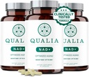 Qualia NAD Doplnok  Optimalized Aging, Energy, Focus. Elite NAD+ Booster zložiek: Nicotinamide Riboside (NIAGEN,) Niacin, Niacínamid (3 mesiace dodávky)