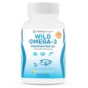 Triple Strength Fish Oil Omega 3 2400mg per Serving - Burpless, Lemon Ochutené non-GMO, Gluten & Soy Free 30 Servings