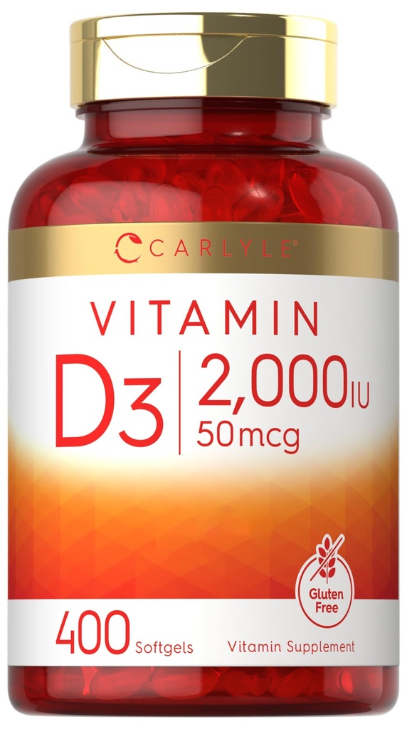 Carlyle vitamín D3 2000IU Softgels 