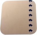 Dynarex DynaDerm Hydrocolloid Dressings, Sterilné Moist Bandáže pre rany, 6" x 6," extra tenké a latexové, Lode v peel-Down záplaty, 1 krabica s 5 šaty