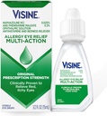 Visine Alergia Úľava očí Multi-Action Antihistaminikum & Redness Reliever Očné kvapky s Pheniramín Maleate & Naphazoline HCl, Alergia liečba očné kvapky pre červené, svrbenie oči, 0,5 fl. oz