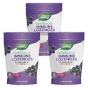 Príroda a spôsob Sambucus Immune Lozenges, vysoká potencie vitamín C, bazy, Wild Cherry Ochutené, 24 Lozenges (Backaging May Vary) - 3 balenie
