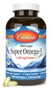 Carlson - Super Omega-3 drahokamy, 1200 mg Omega-3 mastné kyseliny s EPA a DHA, Wild-Caught Norwegian Fish Oil Supplement, Trvalo dostupné kapsuly 300 Softgels