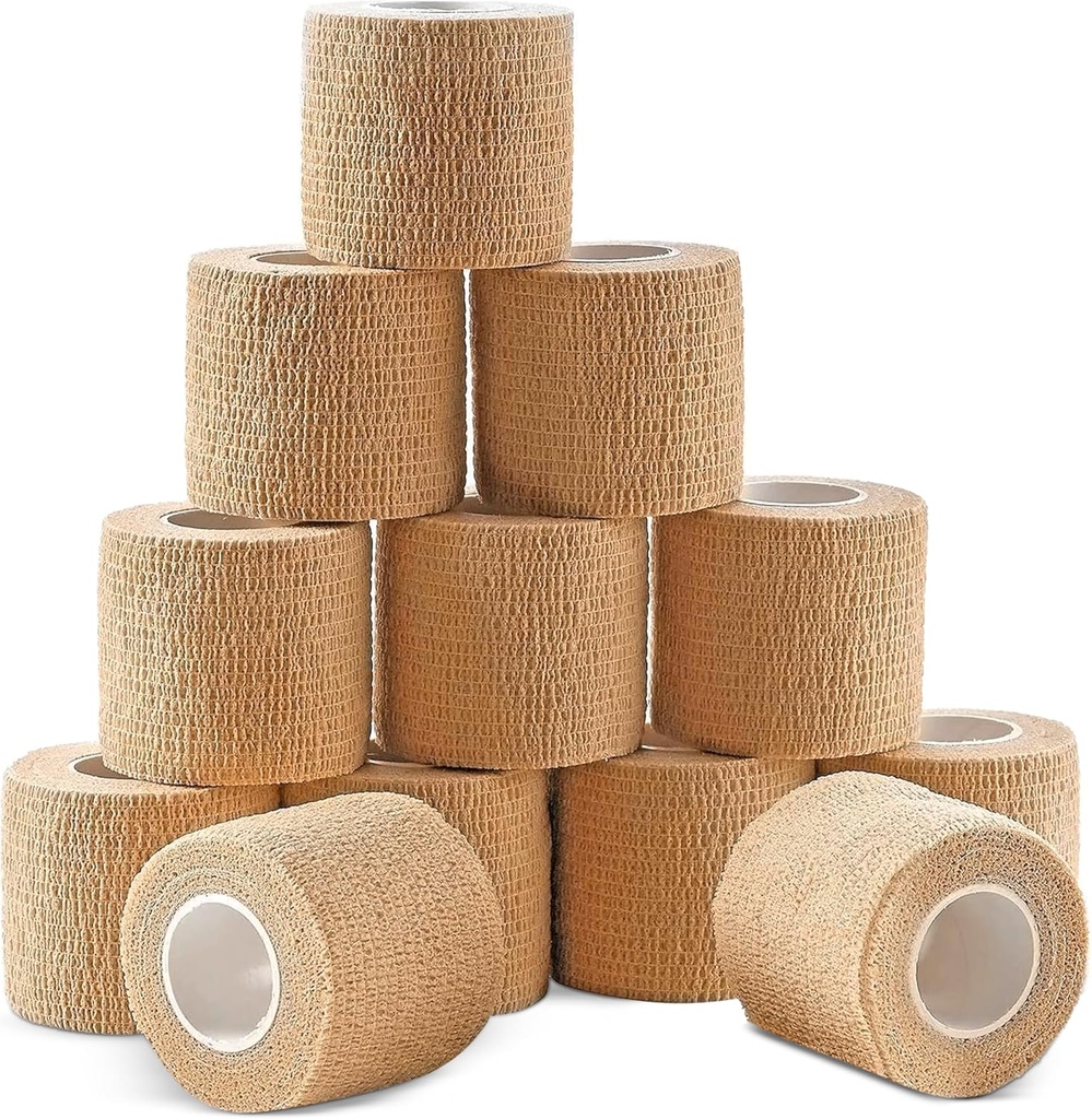 Ever Ready First Aid Self Adherent Cohesion Wrap Bandages, 2