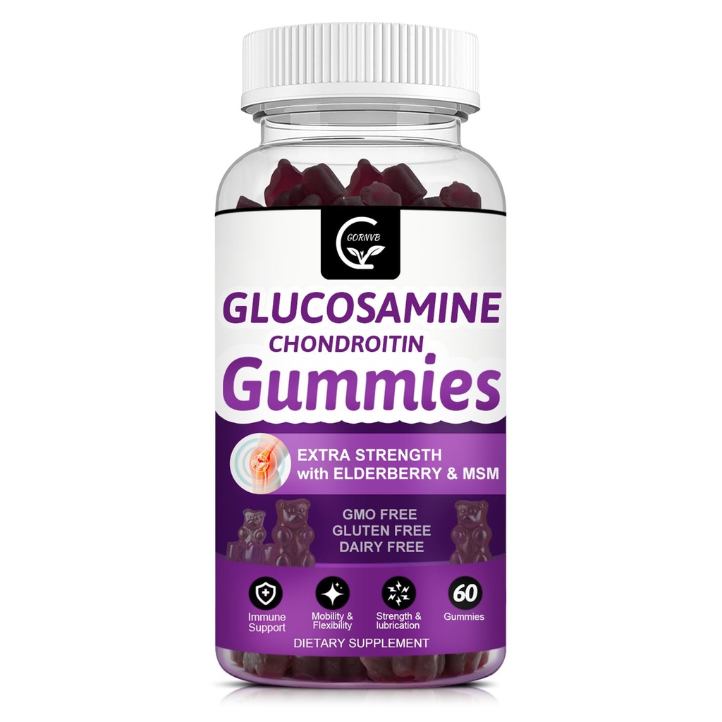 Glukozamín Chondroitín Gummies s MSM a bazami 