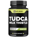 WELBUDA 1000mg Tudca Supplement with Milk Thisttle Extract - 60 Vegan Kapsule - Podpora imunitného systému, Tráviace zdravie, Purifikácia tela a zdravie mozgu