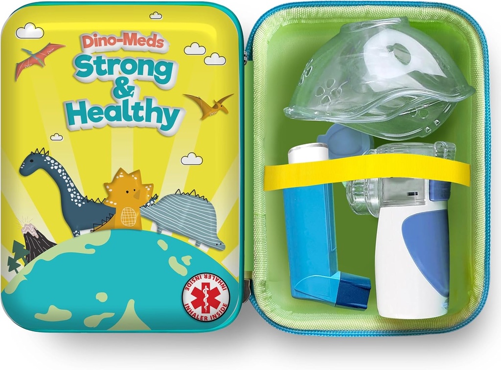 Vivélle Nosenie puzdro pre prenosný ručný inhalátor rozprašovač stroj pre dospelých a deti, Astma Inhaler Cestovné puzdro, Handheld Mesh Atomizer Machine Holder, Inhaler Spacer Bag. Iba prípad