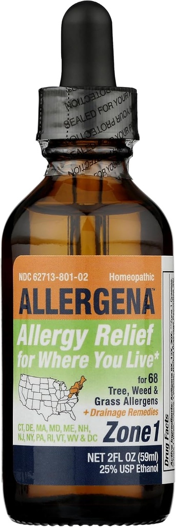 PROGENA - Alergena Zone 1 - Znižovanie alergie (2 FL Ounce)