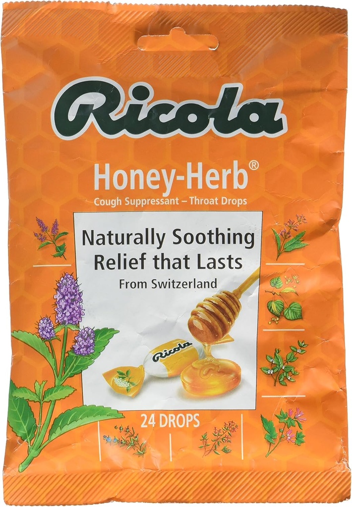 Ricola Natural Honey Herb 24 kvapky