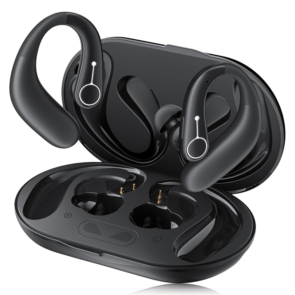 Sluchové pomôcky, OTC sluchové pomôcky pre seniorov s bluetooth, sluchová pomôcka nabíjateľná so zrušením hluku, zosilňovač sluchu pre mierne sluchové straty (čierna)