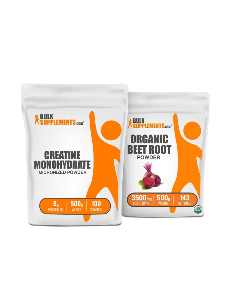 BulkDoplnky Creatin + Organická repa koreň prášok 500g bublina